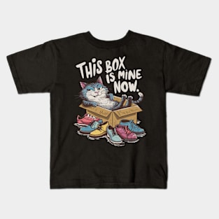 Cat box Kids T-Shirt